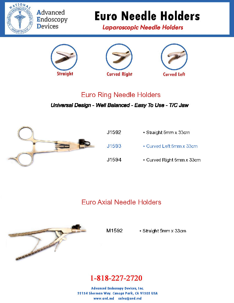 thumbnail of Euro Needle Holder Promo Sheet Advanced Endoscopy Devices