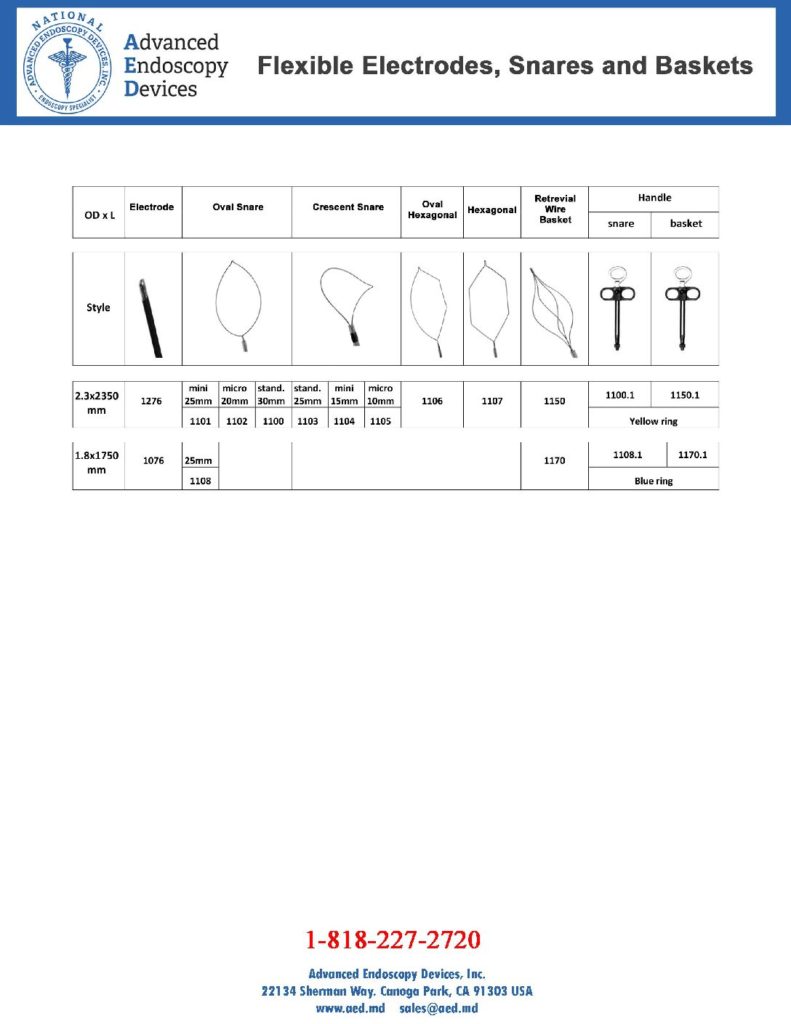 thumbnail of Advanced-Endoscopy-Devices-Flexible-Electrodes-Snares-and-Baskets-Product-Sheet