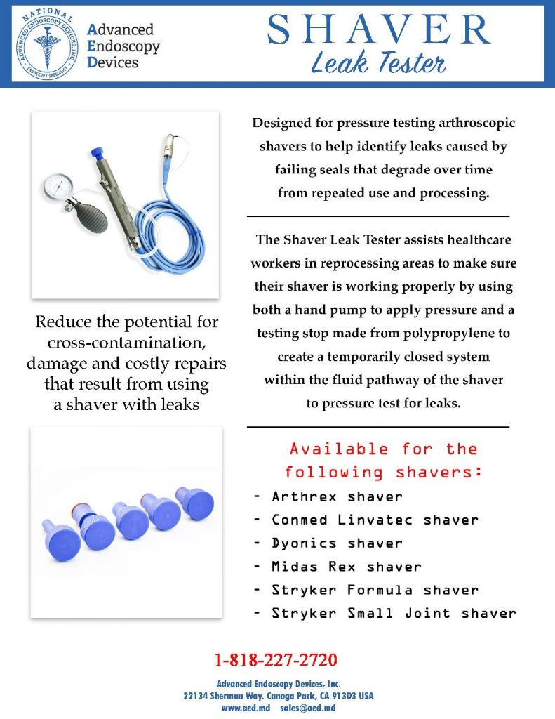 thumbnail of Advanced-Endoscopy-Devices-Shaver-Leak-Tester-Promo-Sheet