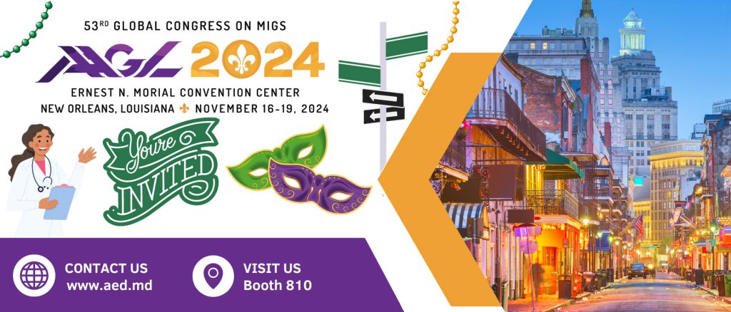 AED will be attending AAGL 2024 in New Orleans, LA